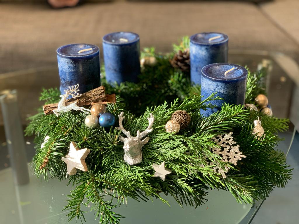  Beispiel moderner Adventskranz 